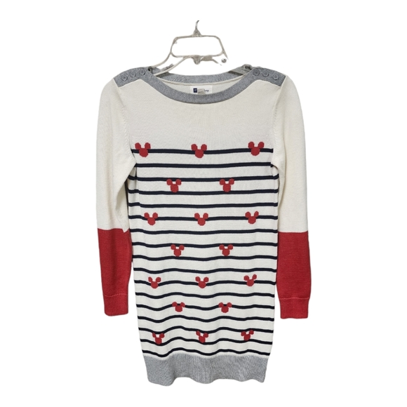 Gap Girls x Disney Mickey Mouse Striped Sweater Dress Size XXL - Picture 2 of 13